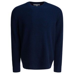 ALEX MILL Men's Ribbed Crewneck Sweater Men BLUE Sweaters & Cardigans